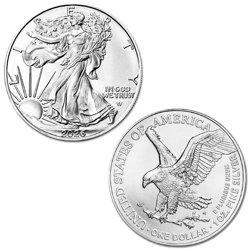 NEW 2026 American Eagle One Ounce Silver Uncirculated Coin